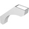 Ekena Millwork 4-in. W x 20-in. D x 20-in. H Legacy Architectural Grade PVC Knee Brace BRCP04X20X20LEC - alternate 3